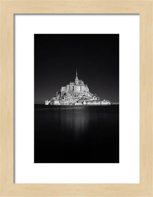 Golden Hour Over Mont Saint Michel