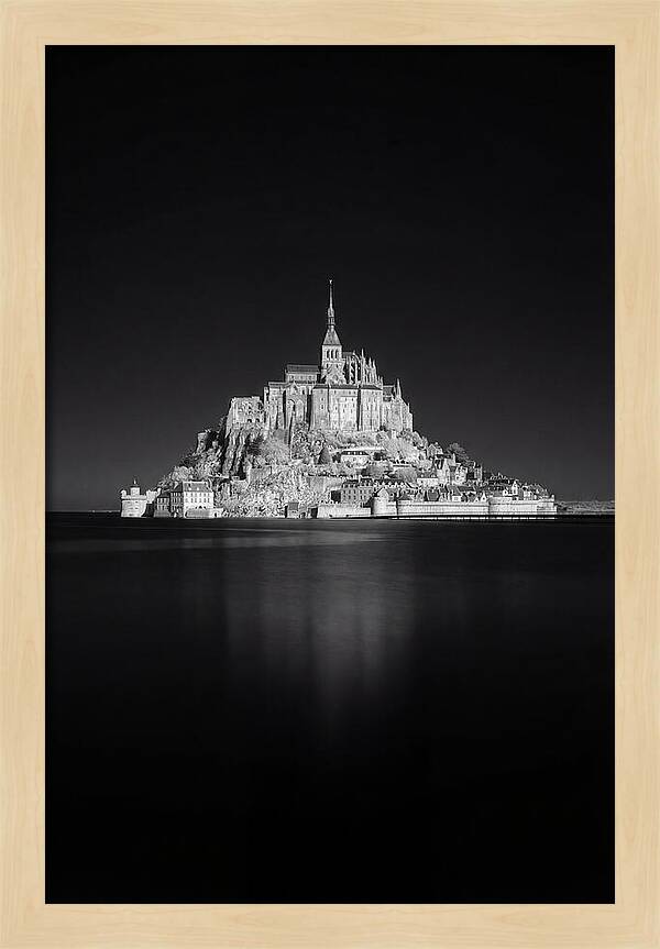 Golden Hour Over Mont Saint Michel