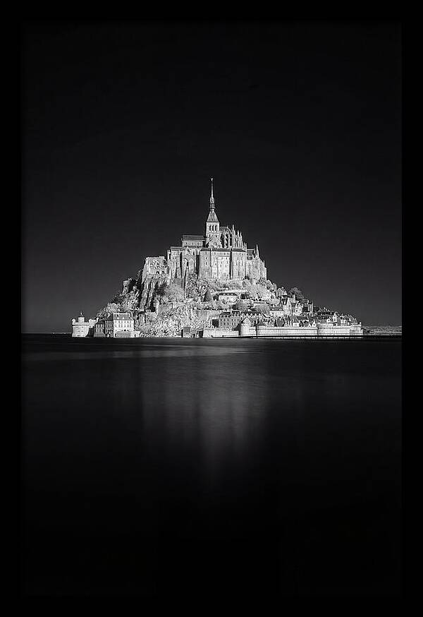 Golden Hour Over Mont Saint Michel