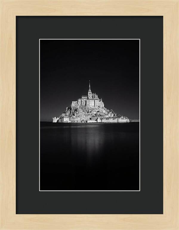 Golden Hour Over Mont Saint Michel