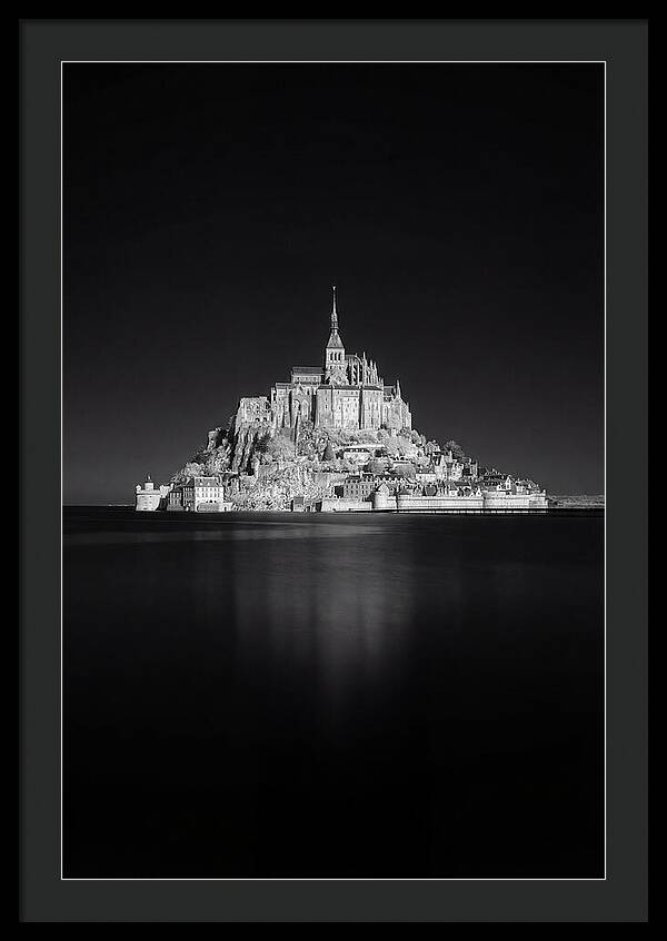 Golden Hour Over Mont Saint Michel