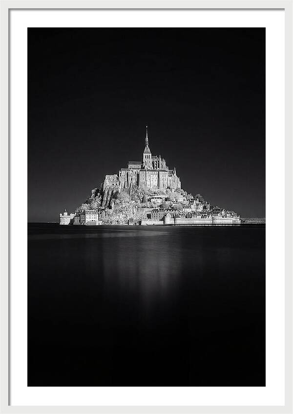 Golden Hour Over Mont Saint Michel