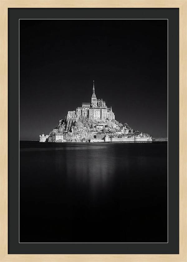 Golden Hour Over Mont Saint Michel