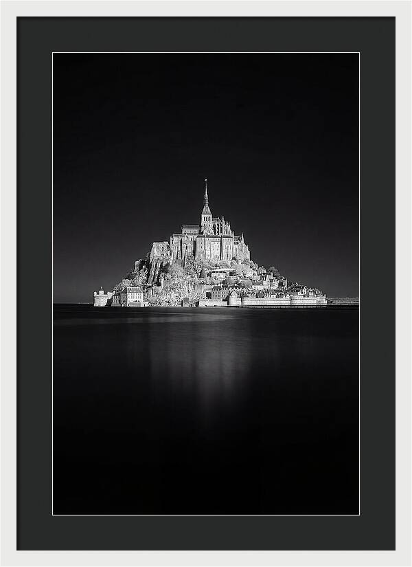 Golden Hour Over Mont Saint Michel