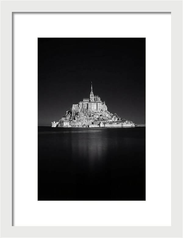 Golden Hour Over Mont Saint Michel