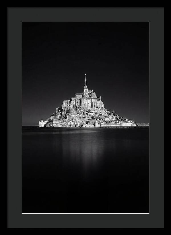 Golden Hour Over Mont Saint Michel