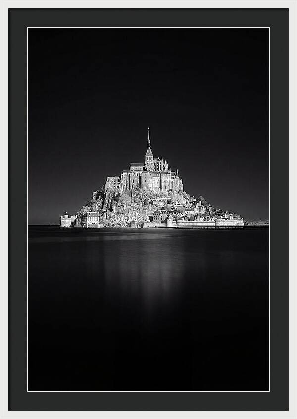 Golden Hour Over Mont Saint Michel