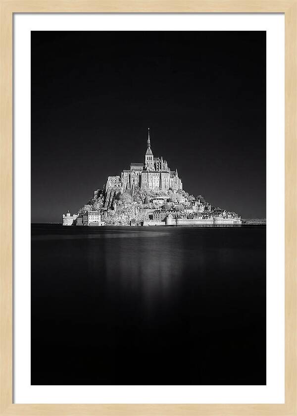 Golden Hour Over Mont Saint Michel