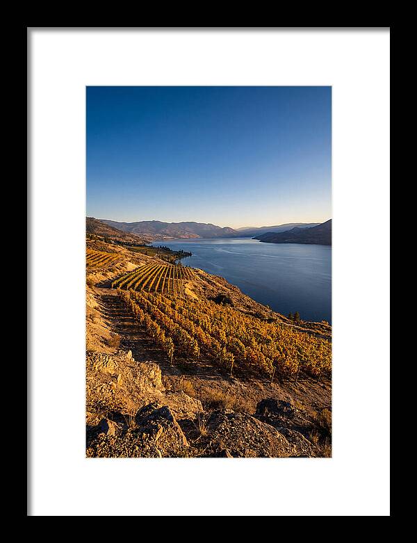 Golden Hour Over Okanagan Lake