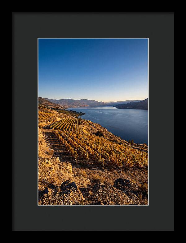 Golden Hour Over Okanagan Lake