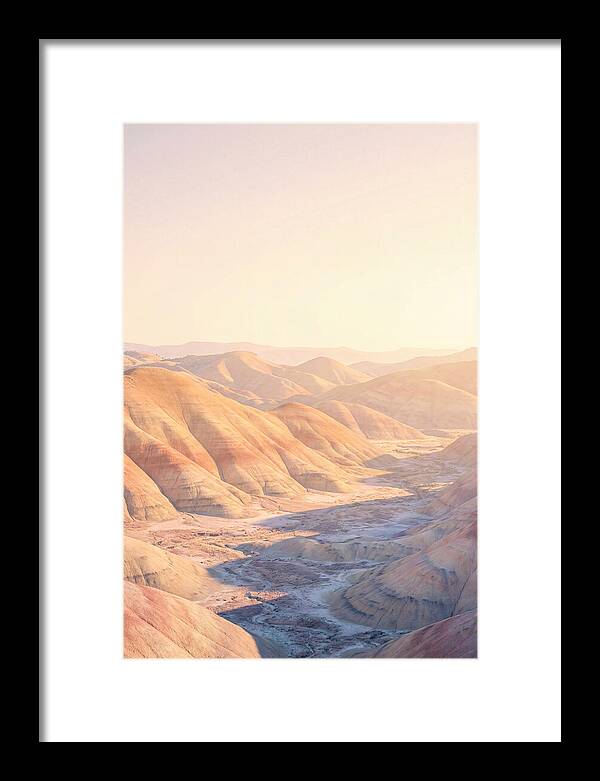 Golden Hour Over Painted Hills