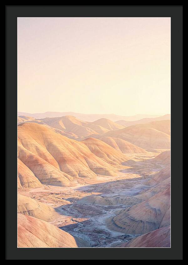 Golden Hour Over Painted Hills