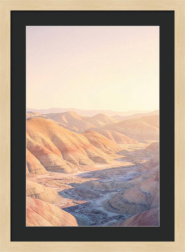 Golden Hour Over Painted Hills