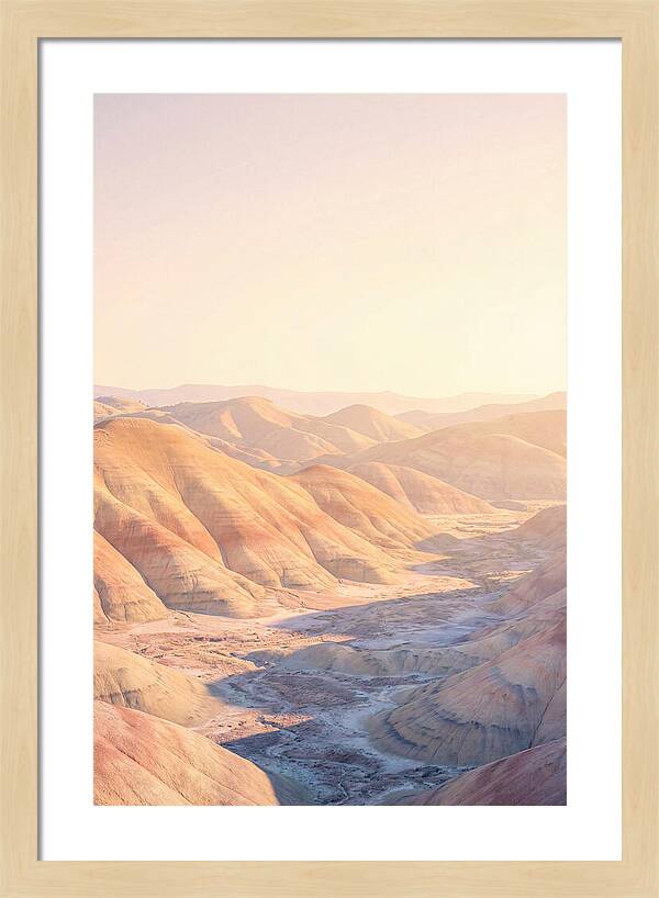 Golden Hour Over Painted Hills