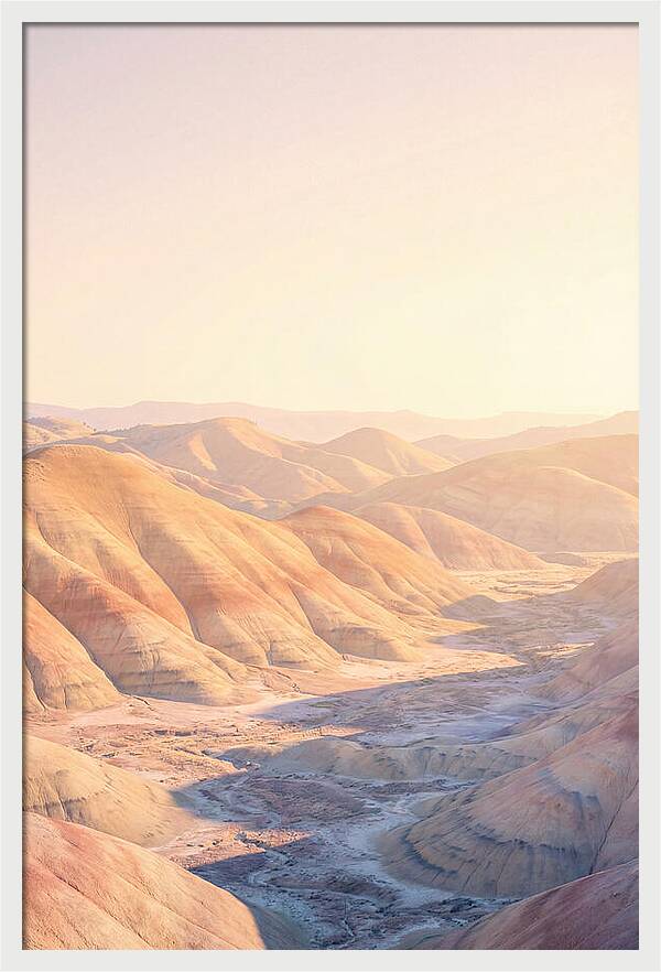 Golden Hour Over Painted Hills