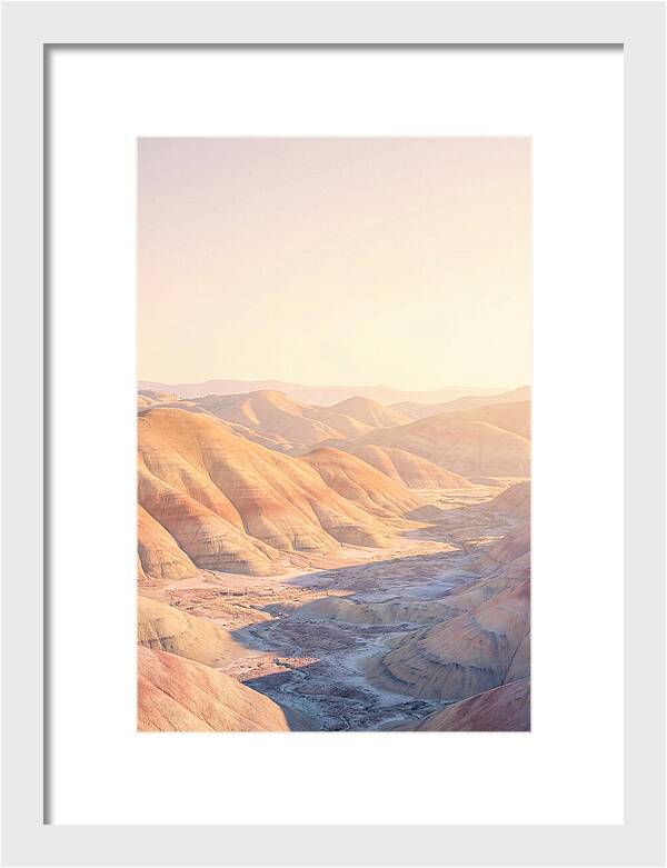 Golden Hour Over Painted Hills