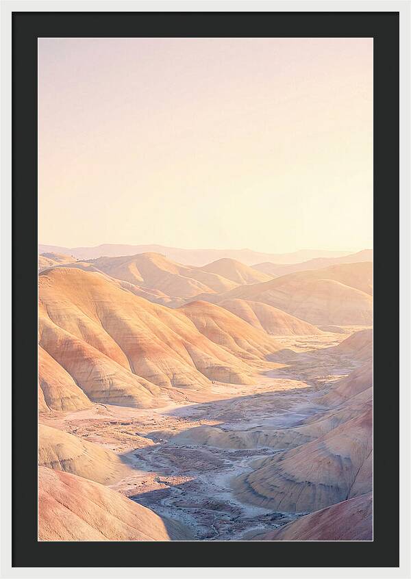 Golden Hour Over Painted Hills