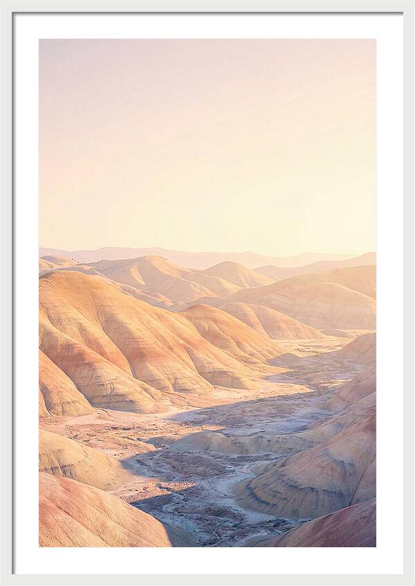 Golden Hour Over Painted Hills