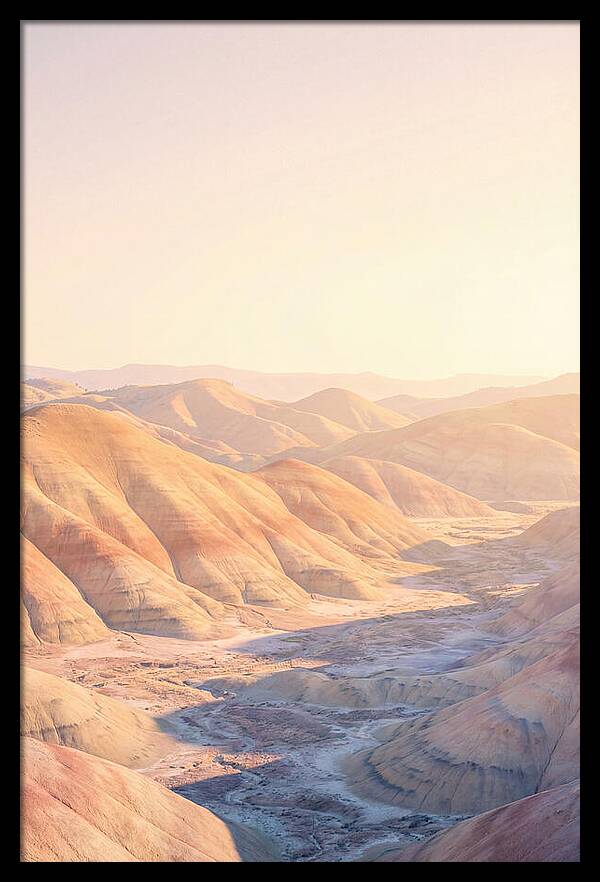 Golden Hour Over Painted Hills