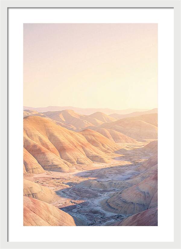 Golden Hour Over Painted Hills
