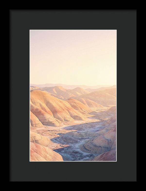 Golden Hour Over Painted Hills
