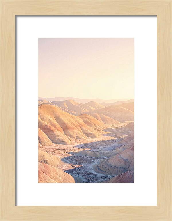Golden Hour Over Painted Hills