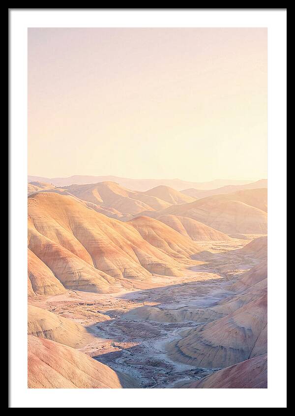 Golden Hour Over Painted Hills