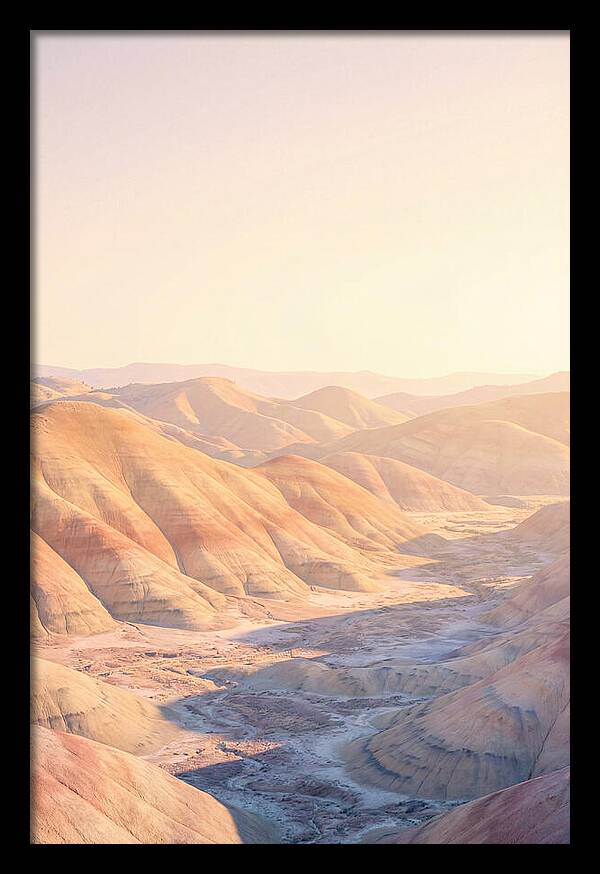 Golden Hour Over Painted Hills