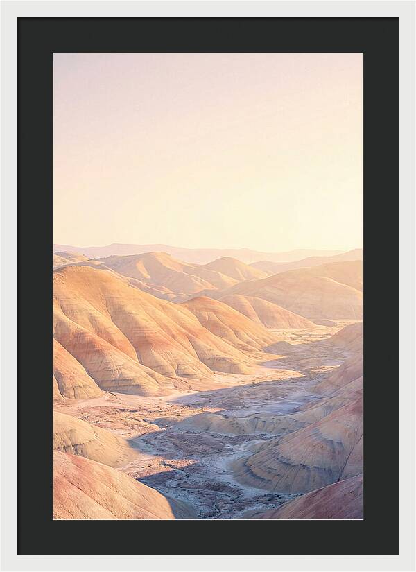 Golden Hour Over Painted Hills