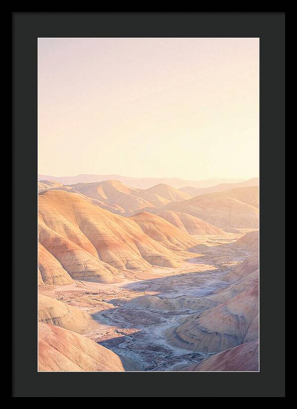 Golden Hour Over Painted Hills