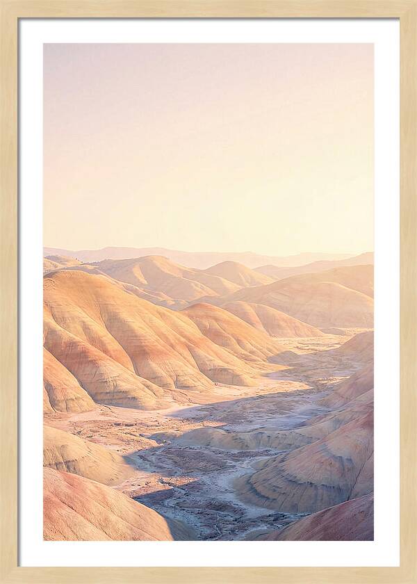 Golden Hour Over Painted Hills