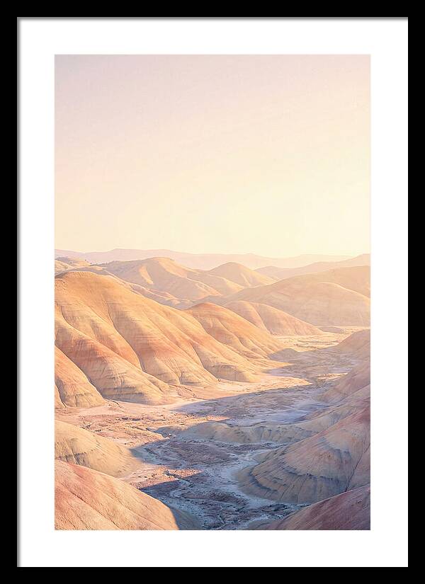 Golden Hour Over Painted Hills