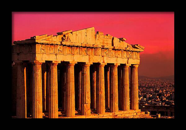 Golden Hour Over Parthenon