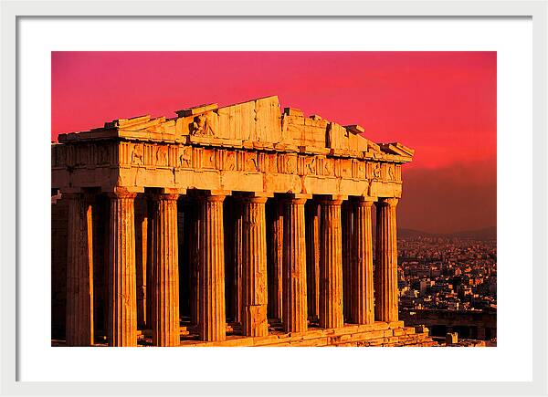 Golden Hour Over Parthenon