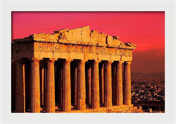 Golden Hour Over Parthenon