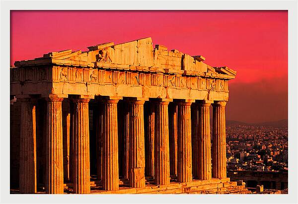 Golden Hour Over Parthenon