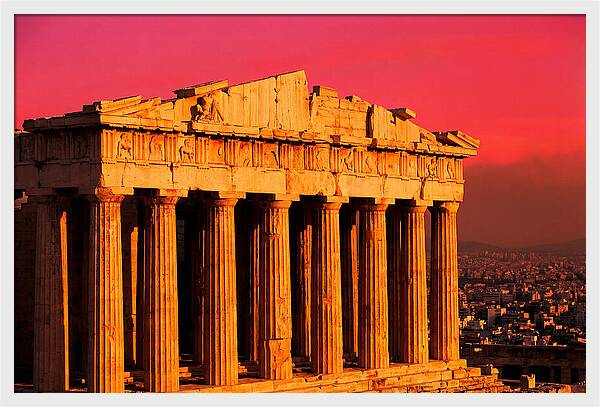 Golden Hour Over Parthenon