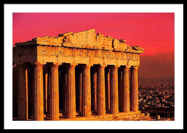Golden Hour Over Parthenon
