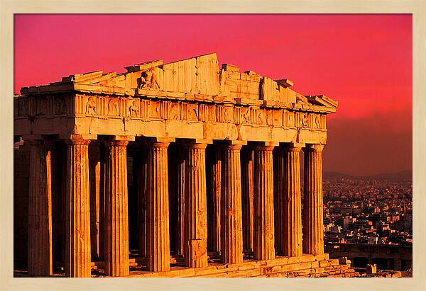 Golden Hour Over Parthenon