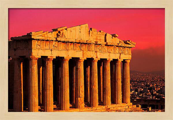 Golden Hour Over Parthenon