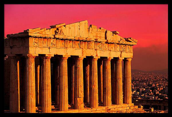 Golden Hour Over Parthenon