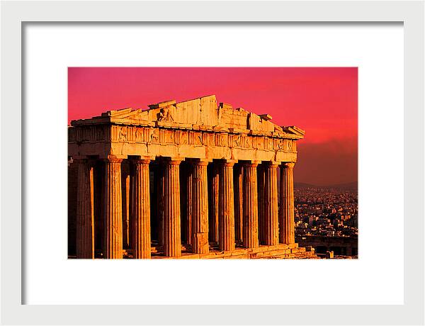 Golden Hour Over Parthenon
