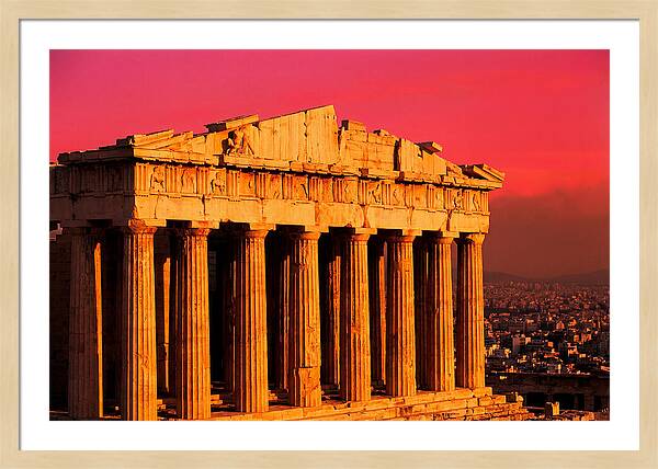 Golden Hour Over Parthenon