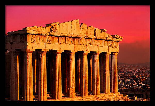 Golden Hour Over Parthenon