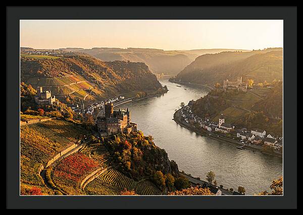 Golden Hour Over Rhine Gorge