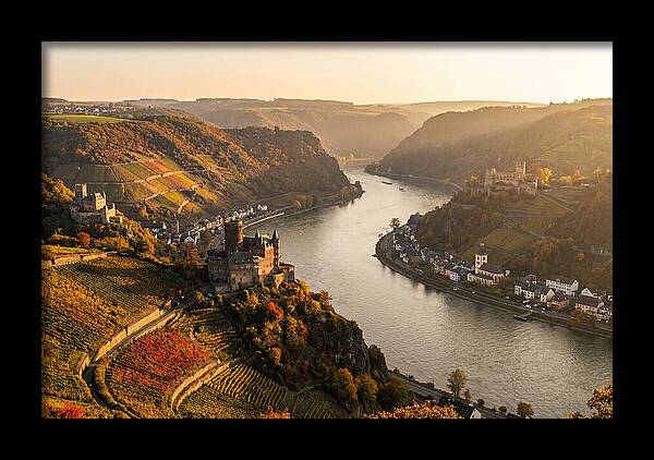 Golden Hour Over Rhine Gorge