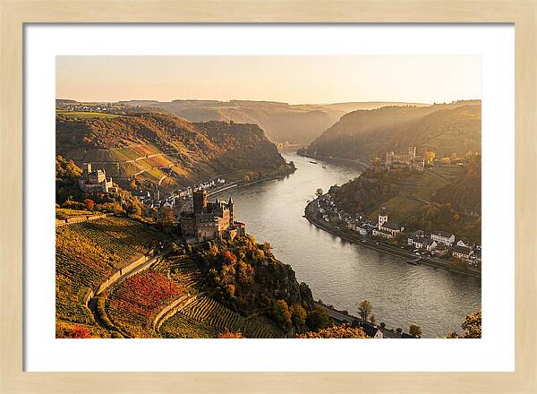 Golden Hour Over Rhine Gorge