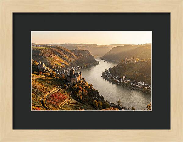 Golden Hour Over Rhine Gorge