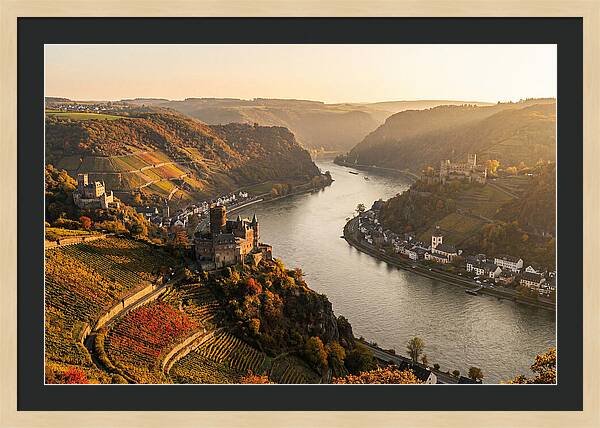 Golden Hour Over Rhine Gorge
