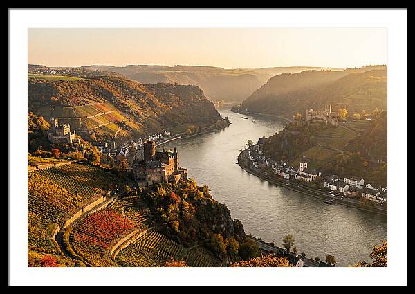 Golden Hour Over Rhine Gorge